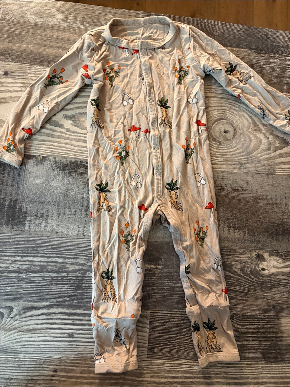Herbology Kyte Baby Buttoned Romper